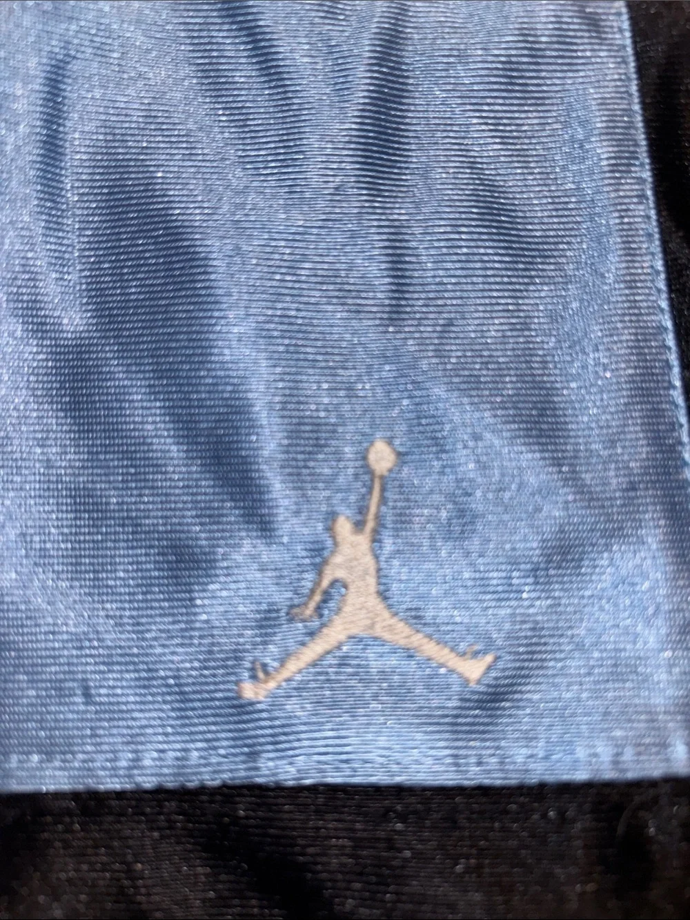 Nike Jordan Light Blue Athletic Shorts with Black Trim